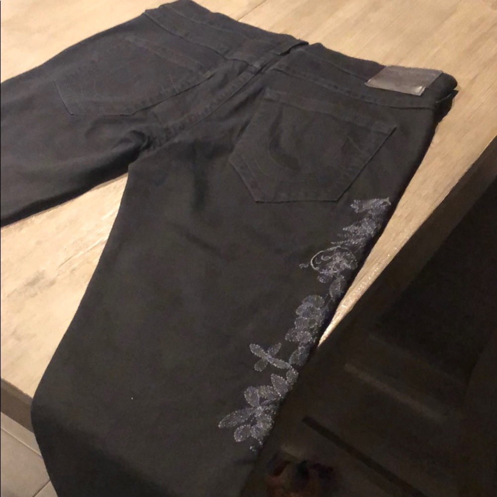 True Religion Embroidered Rocco Skinny Jeans